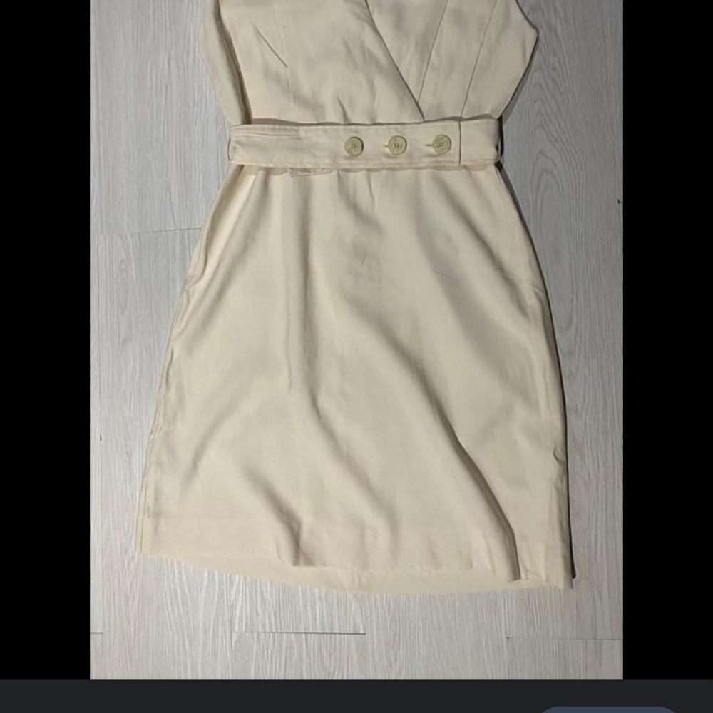 MANGO Wrap Neckline Dress. - Picture 6 of 8